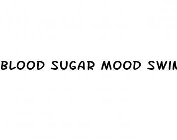 blood sugar mood swings