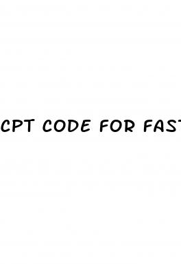 cpt code for fasting blood sugar