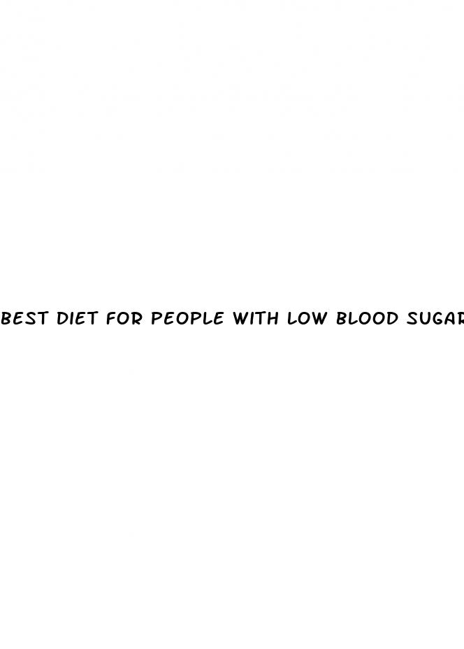 best diet for people with low blood sugar