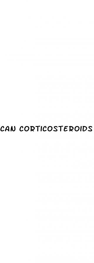 can corticosteroids cause high blood sugar