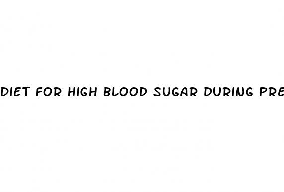 diet for high blood sugar during pregnancy
