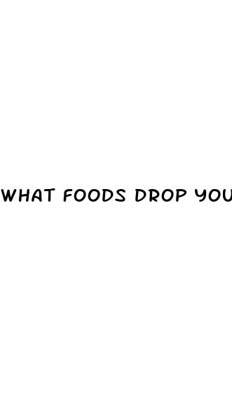 what foods drop your blood sugar