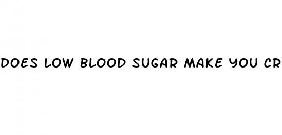 does low blood sugar make you crave sweets