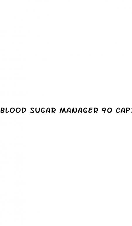 blood sugar manager 90 capsules