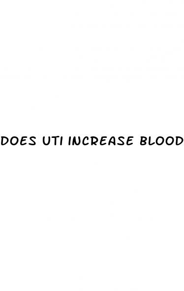 does uti increase blood sugar