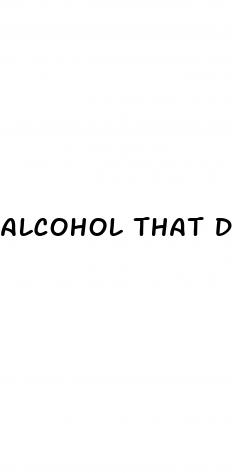 alcohol that doesn t raise blood sugar