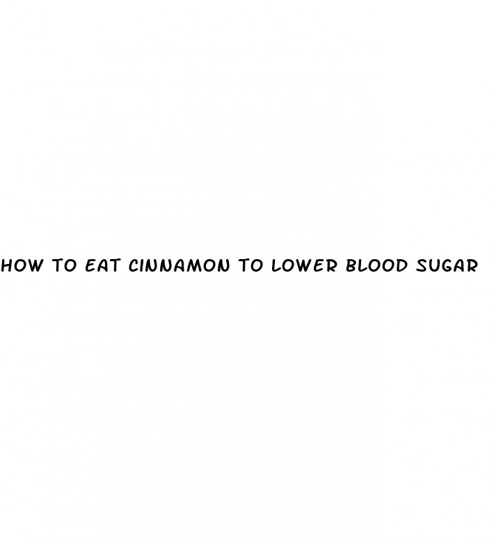 how to eat cinnamon to lower blood sugar