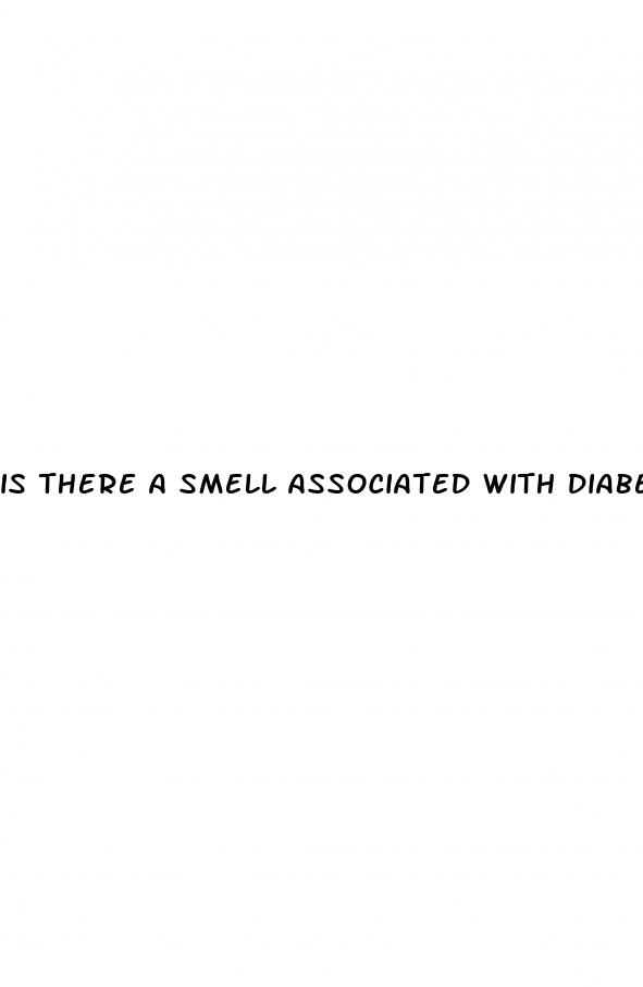 is there a smell associated with diabetes