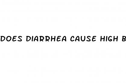 does diarrhea cause high blood sugar
