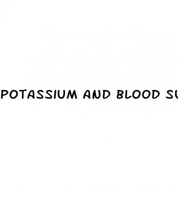 potassium and blood sugar