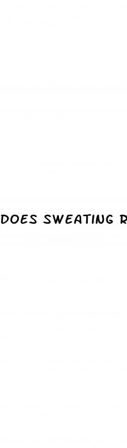 does sweating reduce blood sugar