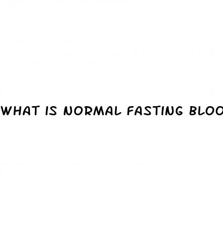 what is normal fasting blood sugar by age