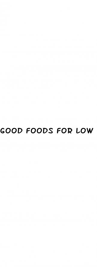 good foods for low blood sugar