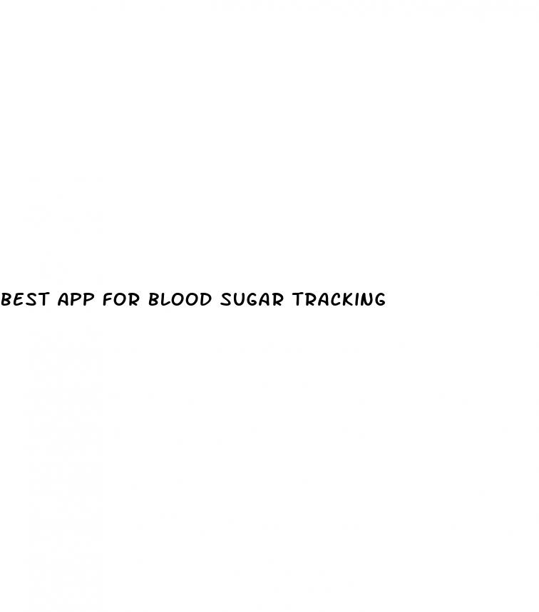 best app for blood sugar tracking