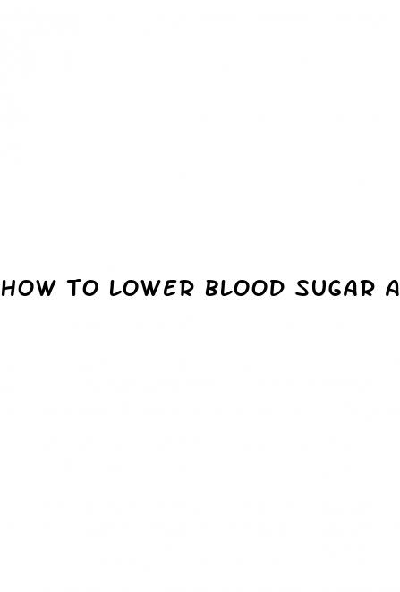 how to lower blood sugar after a binge