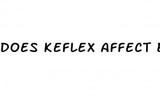 does keflex affect blood sugar