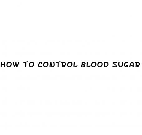 how to control blood sugar naturally in india