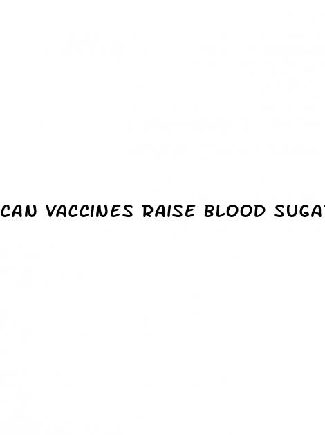 can vaccines raise blood sugar