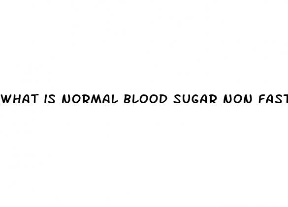 what is normal blood sugar non fasting