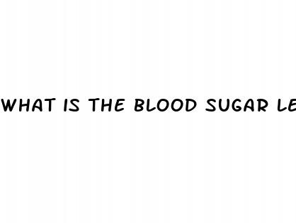 what is the blood sugar level supposed to be