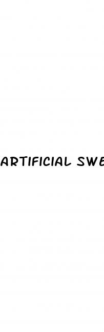artificial sweeteners and blood sugar levels