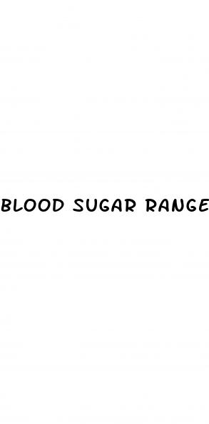 blood sugar range for hypoglycemia