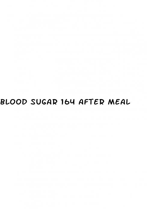 blood sugar 164 after meal