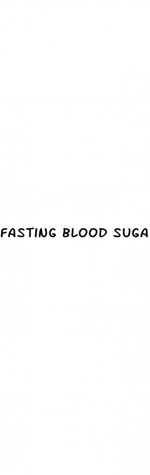 fasting blood sugar 84