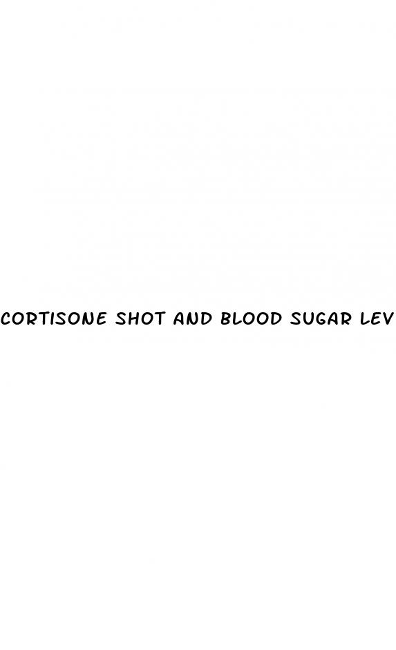 cortisone shot and blood sugar levels