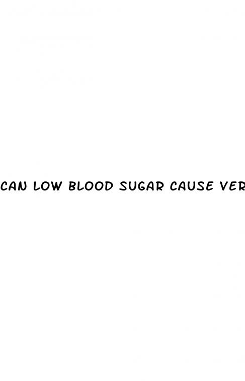 can low blood sugar cause vertigo