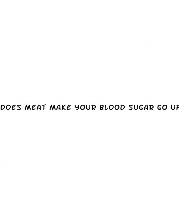 does meat make your blood sugar go up