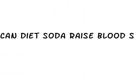 can diet soda raise blood sugar