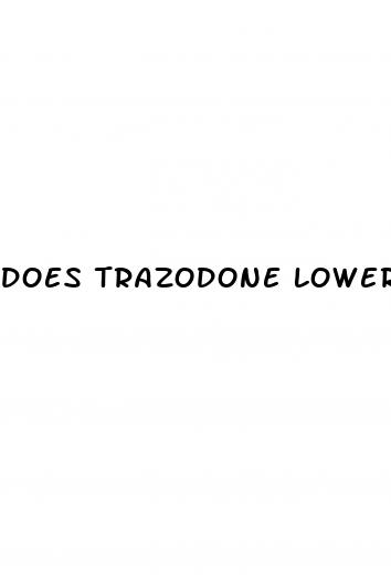 does trazodone lower blood sugar