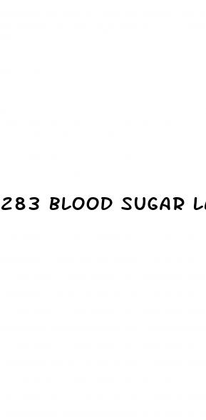 283 blood sugar level