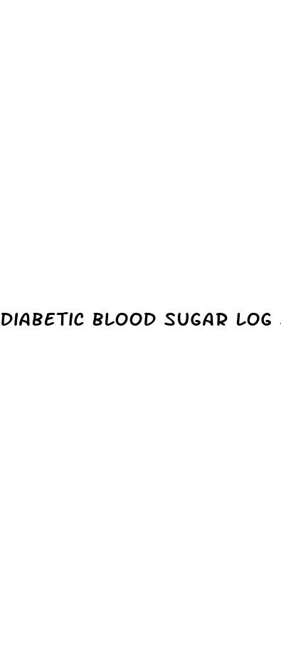 diabetic blood sugar log sheet printable