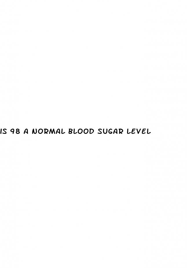 is 98 a normal blood sugar level