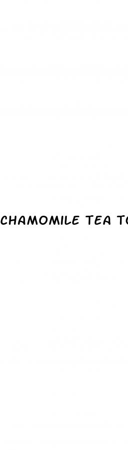 chamomile tea to lower blood sugar