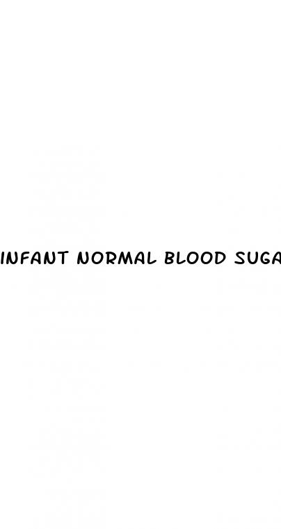 infant normal blood sugar