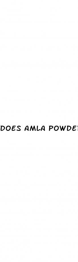 does amla powder reduce blood sugar