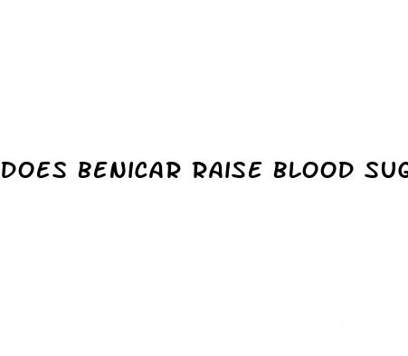 does benicar raise blood sugar