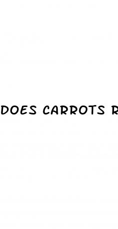 does carrots raise your blood sugar