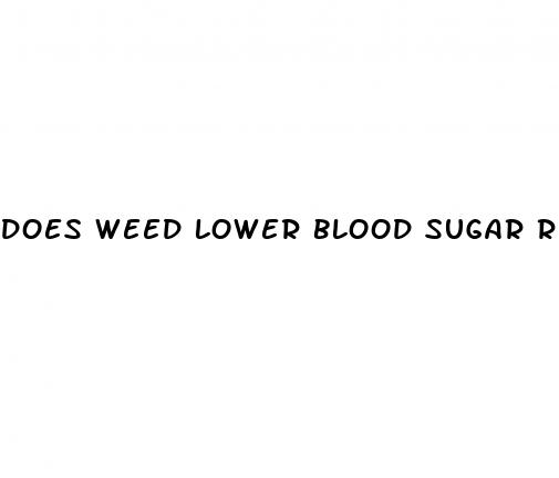 does weed lower blood sugar reddit