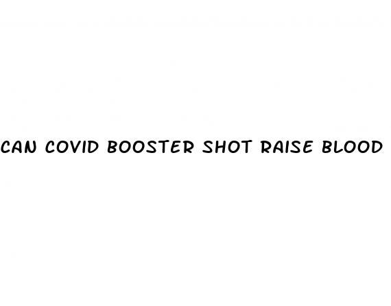 can covid booster shot raise blood sugar