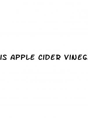 is apple cider vinegar good for high blood sugar