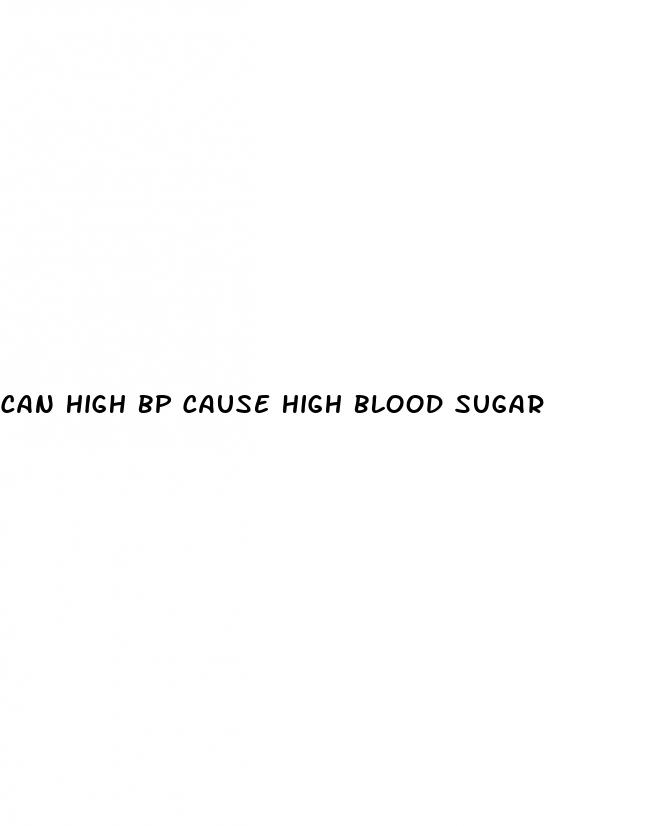 can high bp cause high blood sugar