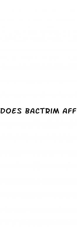 does bactrim affect blood sugar