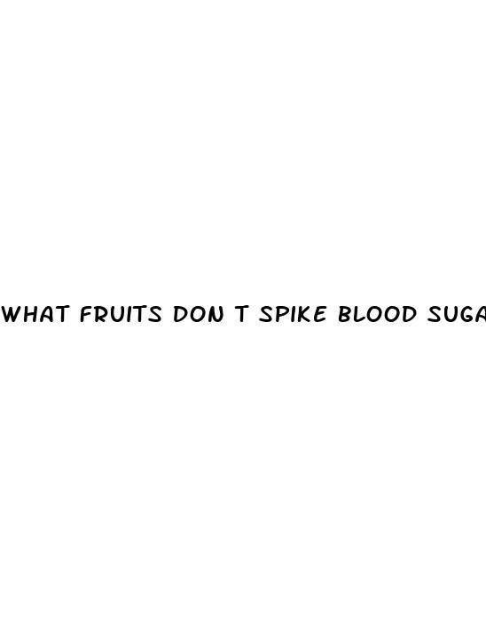 what fruits don t spike blood sugar