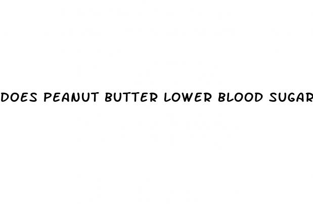 does peanut butter lower blood sugar