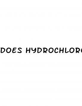 does hydrochlorothiazide increase blood sugar