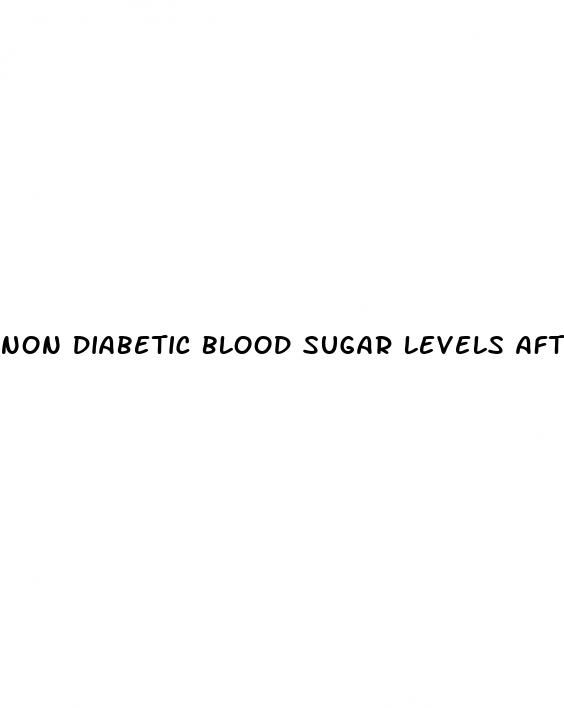 non diabetic blood sugar levels after eating